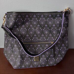 Dooney & Bourke Haunted Mansion Wallpaper Hobo Purse